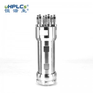恒譜生液相色譜柱裝填裝置裝柱機(jī)勻漿罐配套一出一單接頭可定制，適用于柱管內(nèi)徑2.1#、3.0#、4.0#、4.6#、10#轉(zhuǎn)接頭